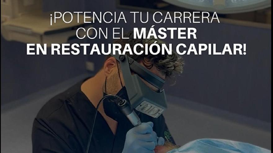Máster en restauración capilar en la UCV