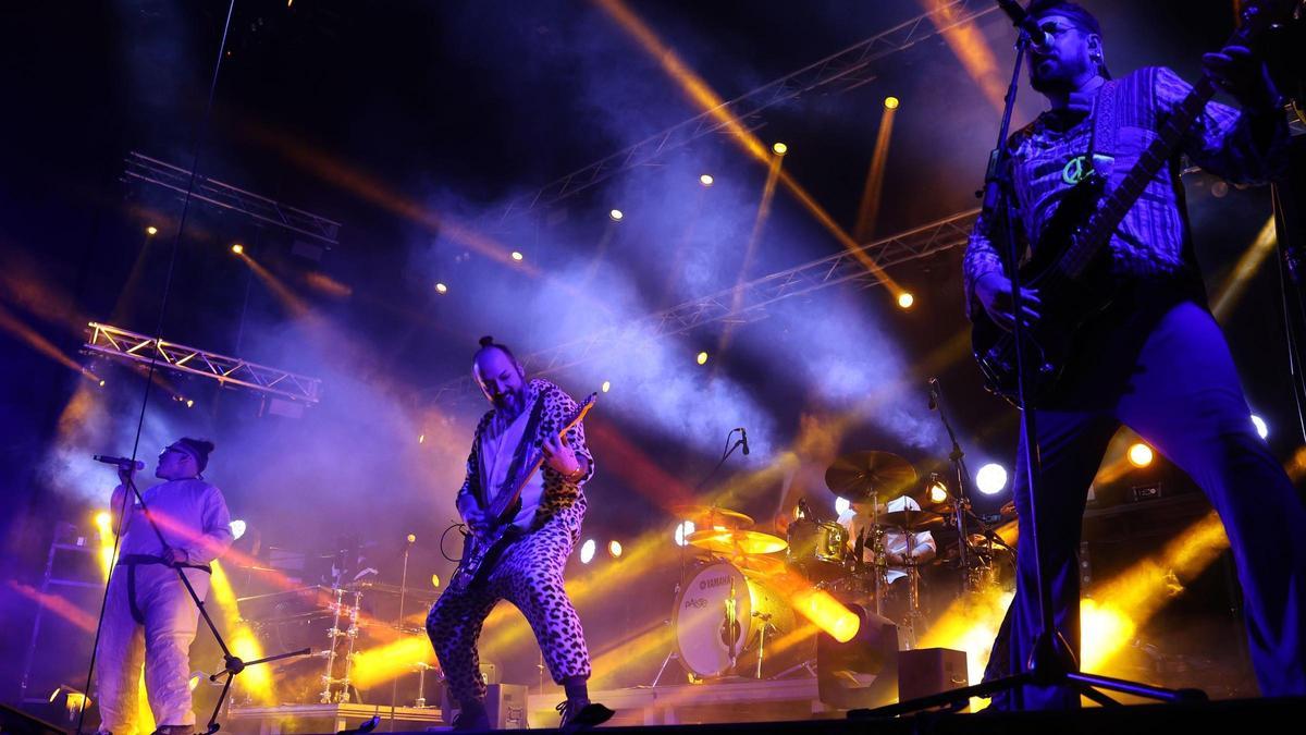 El grupo América, durante un concierto el año pasado en Vigo.