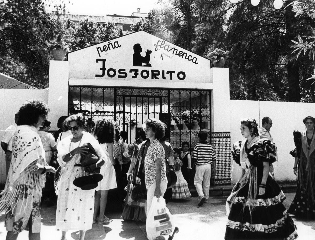 Feria de mayo en la Victoria sin fechas. Segundo Premio Peña Flamenca Fosforito