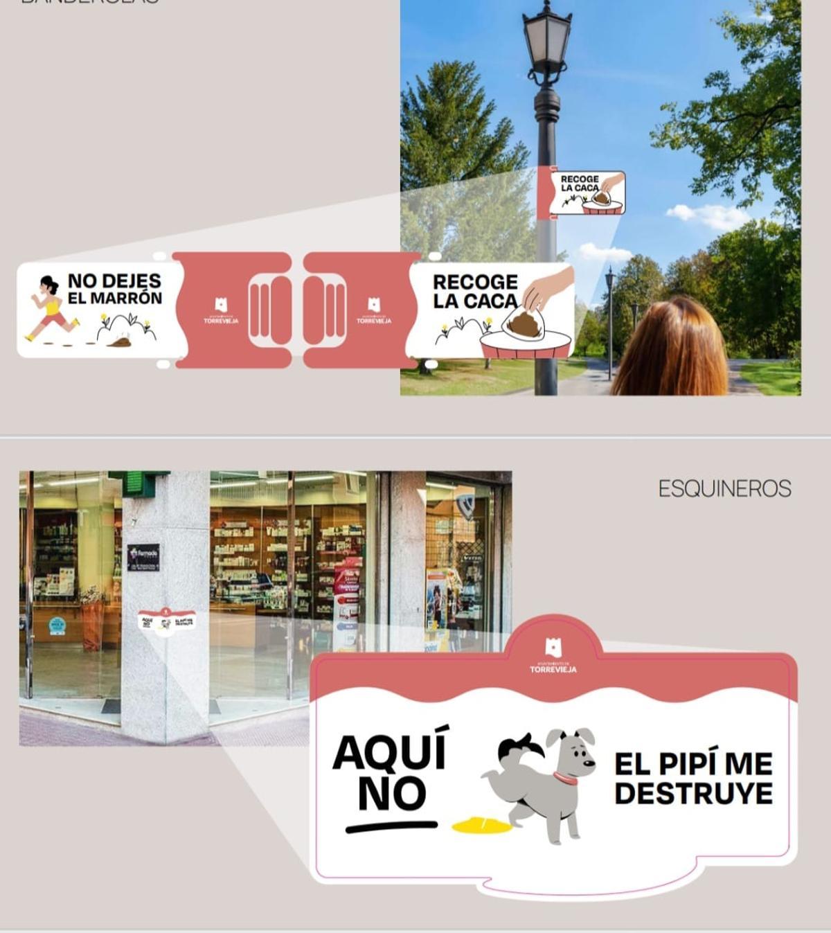 Modelo de las pegatinas distribuidas