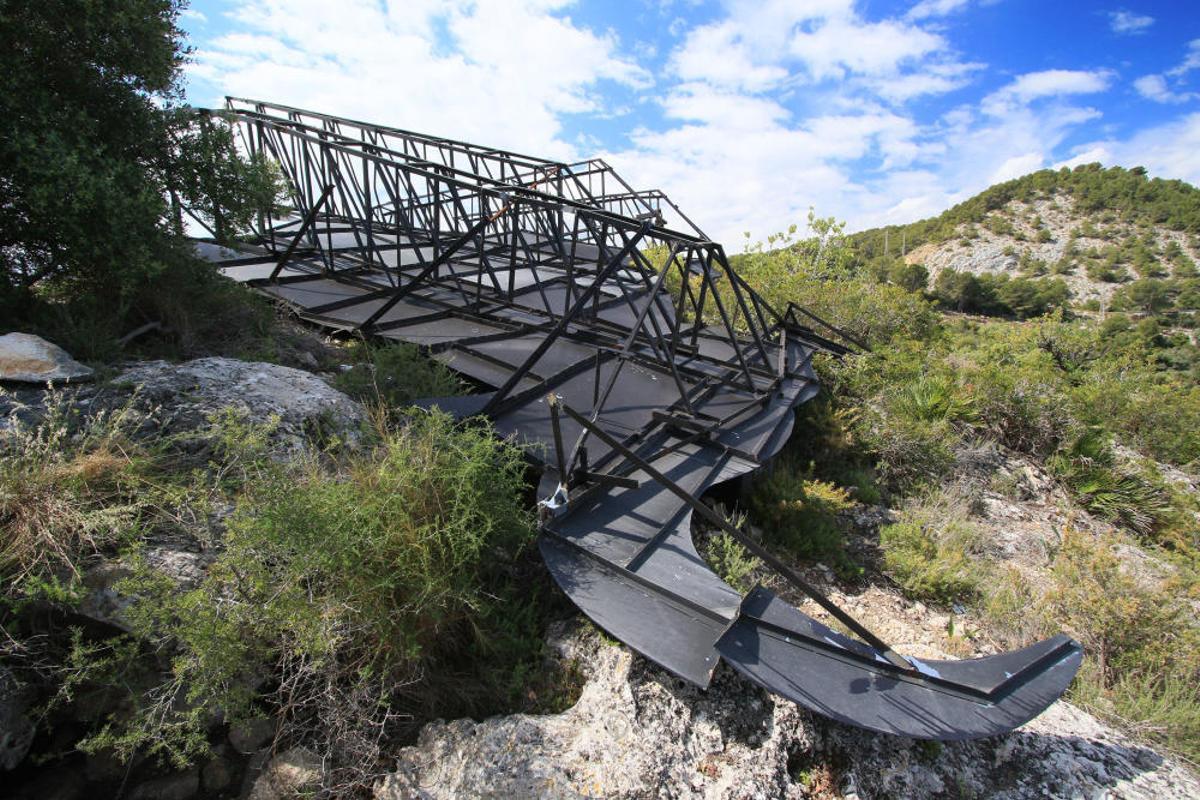 Sabotaje al toro de Osborne en Tavernes de la Valldigna