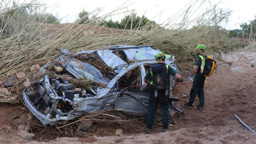 Búsqueda de desaparecidos en el barranco del Poyo