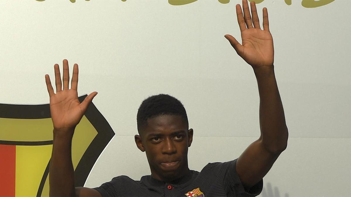 Ousmane Dembélé, nuevo jugador del FC Barcelona, ilusionado ante su nueva etapa