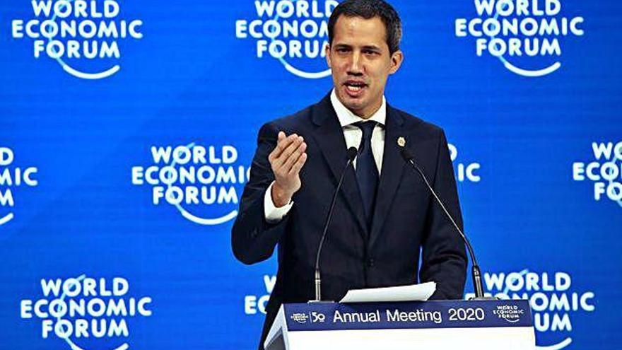 Juan Guaidó va participar en el Fòrum Econòmic de Davos.