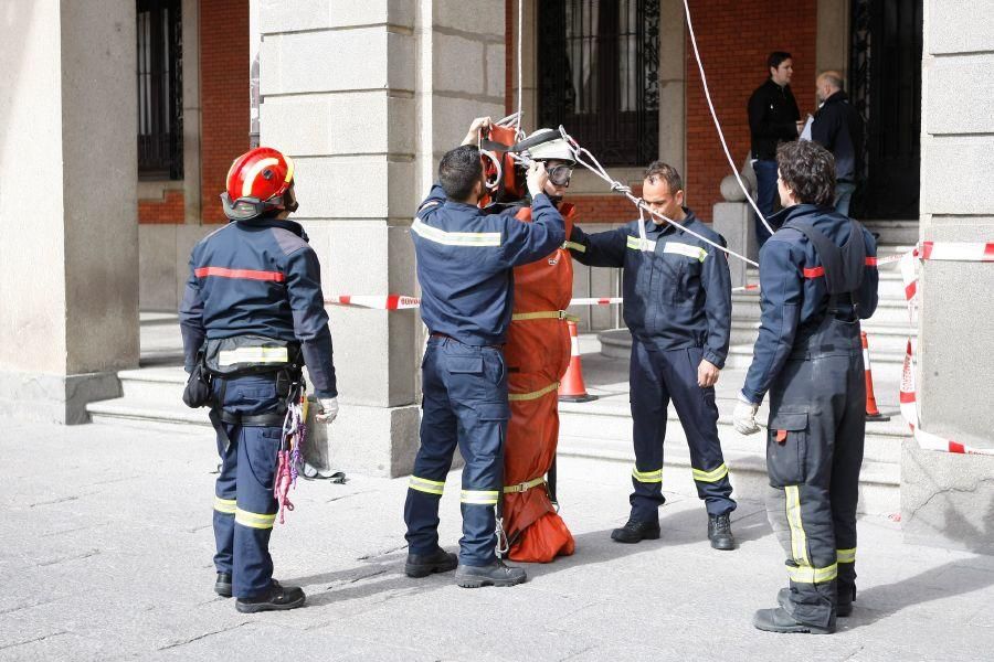 Simulacro de Bomberos.