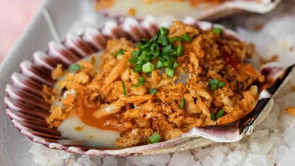 La zamburiña del restaurante Louro.