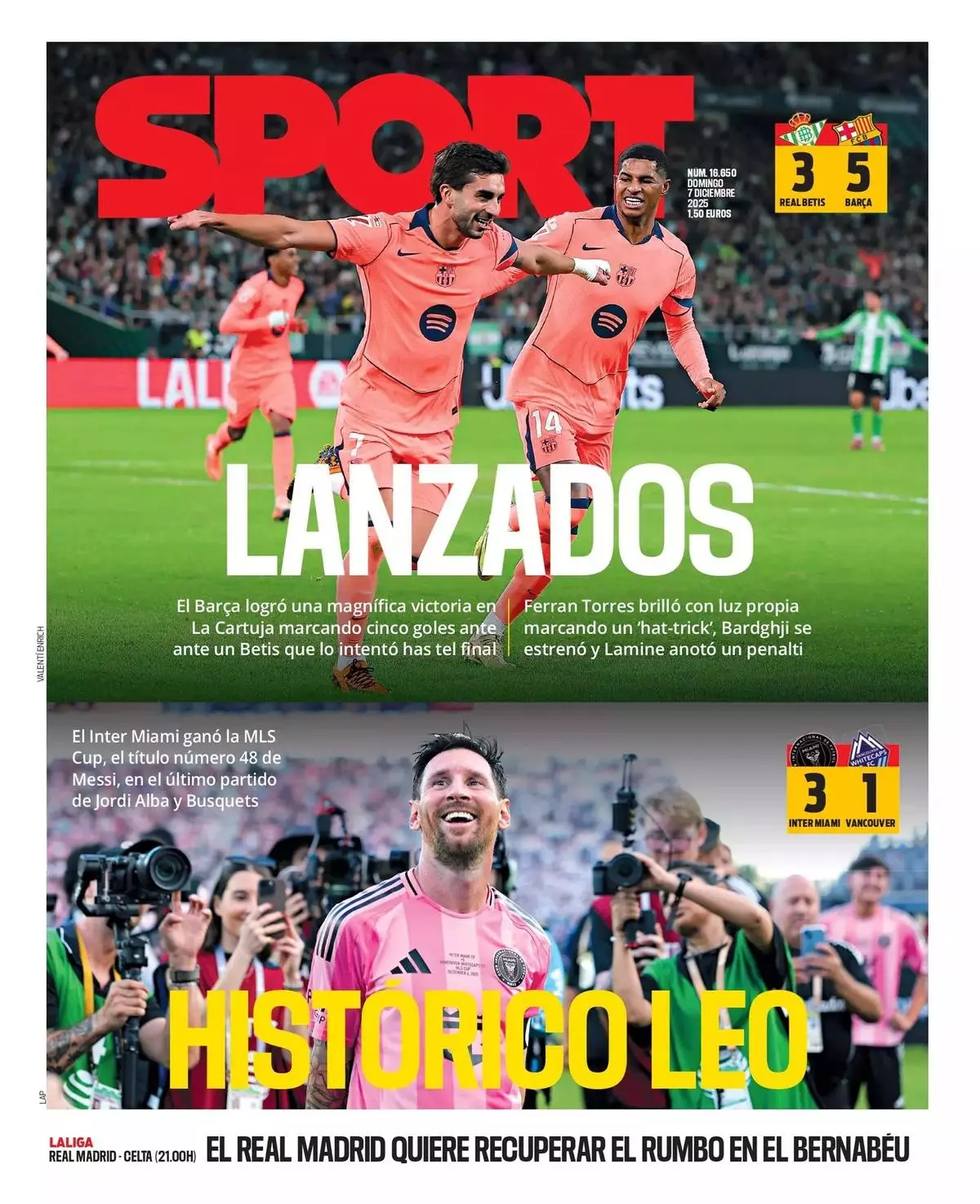 Las portadas de la prensa deportiva de hoy