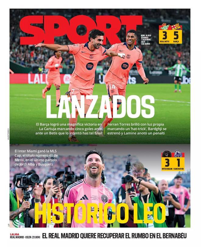 Las portadas de la prensa deportiva de hoy
