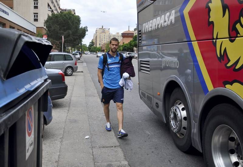 Fotogalería: Salida del Real Zaragoza a Murcia
