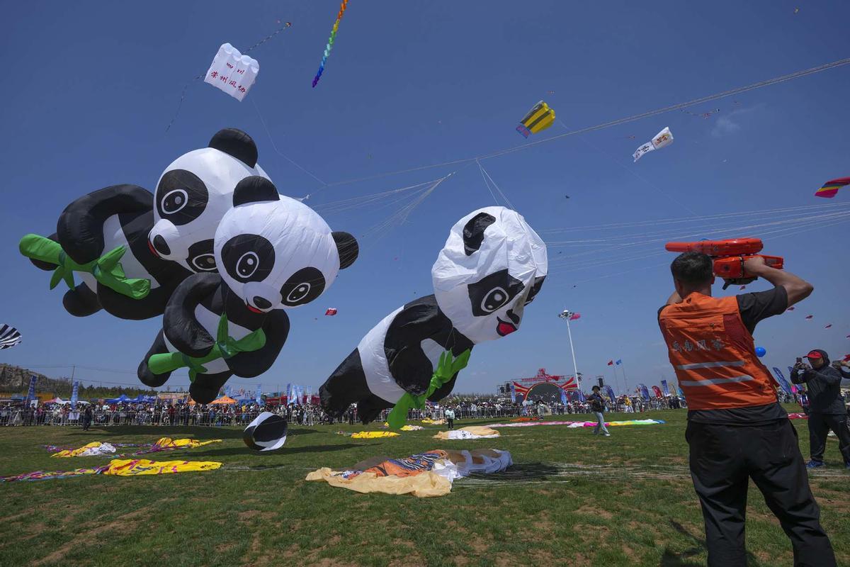 Festival Internacional de Cometas en Weifang, provincia china de Shandong