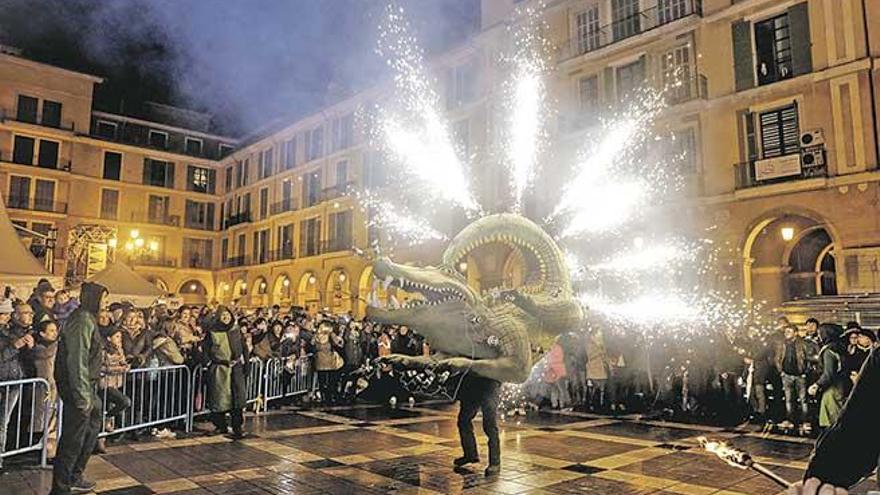 Uno de los actos de las fiestas de Sant Sebastià del pasado año.