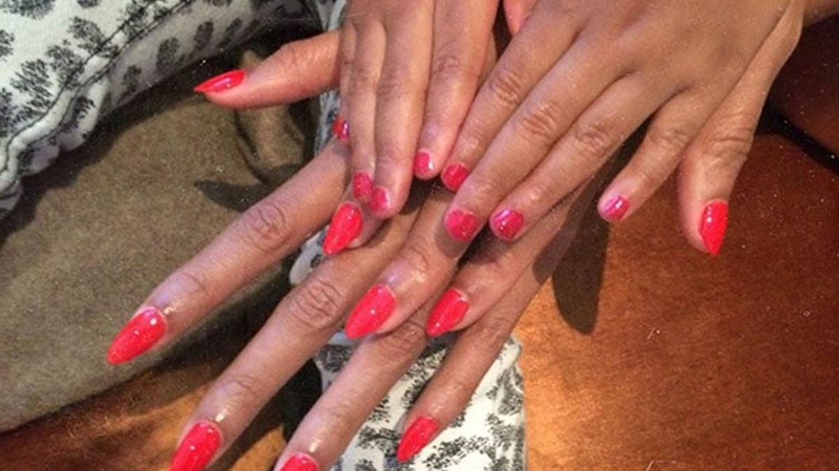 Beyoncé y Blue Ivy con la manicura a juego