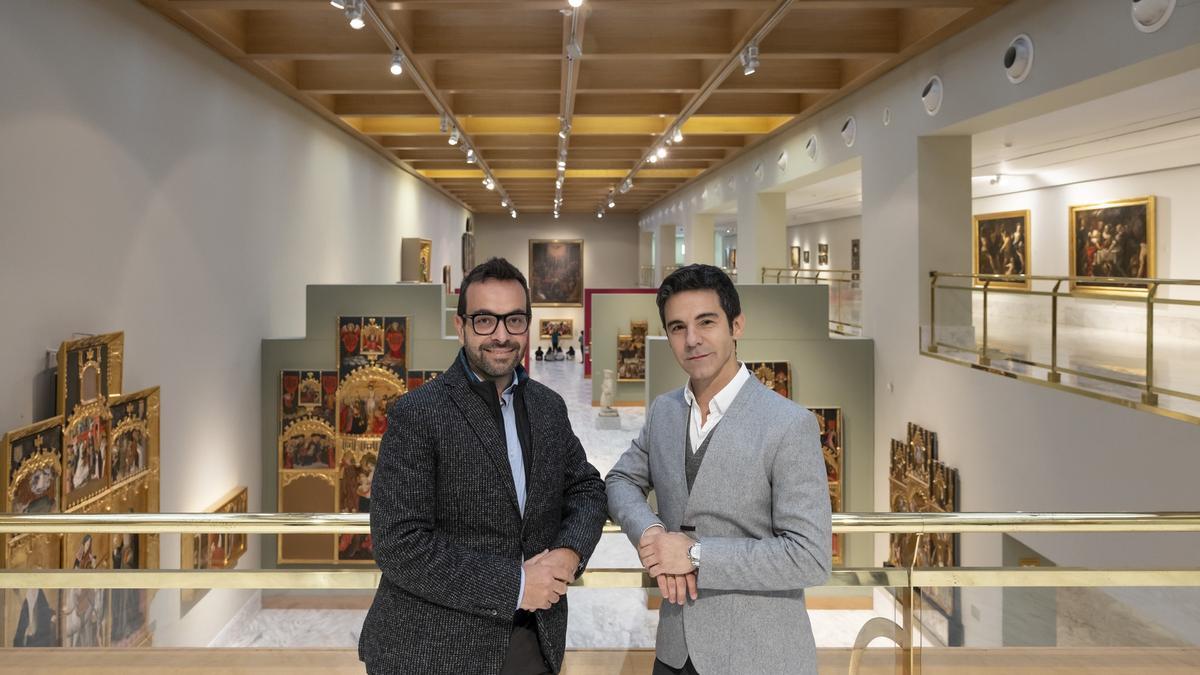 Ximo López i Pablo González Tornel, en la presentació hui de la programació del Belles Arts.