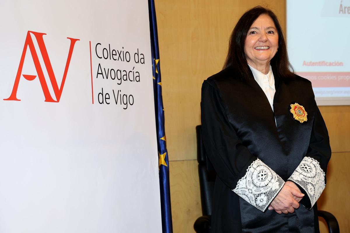 Lourdes Carballo, decana del Colegio de la Abogacía de Vigo.