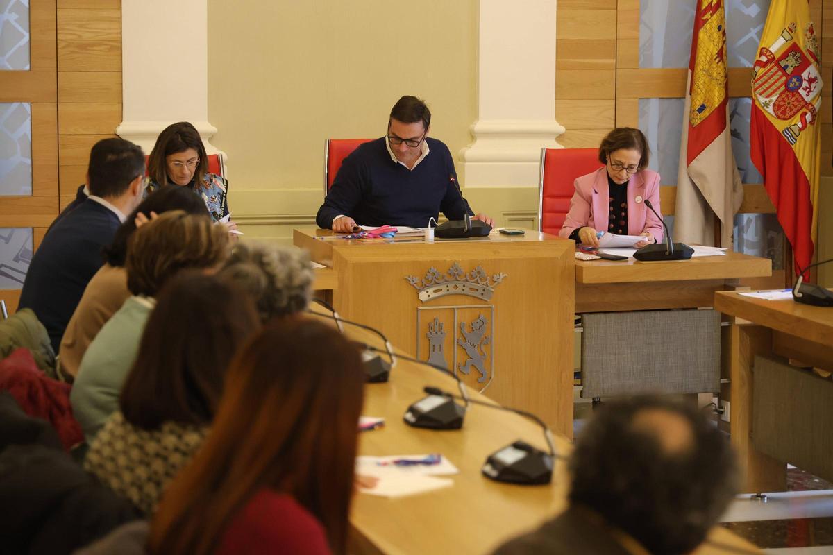 Jorge Suárez, en el pleno.