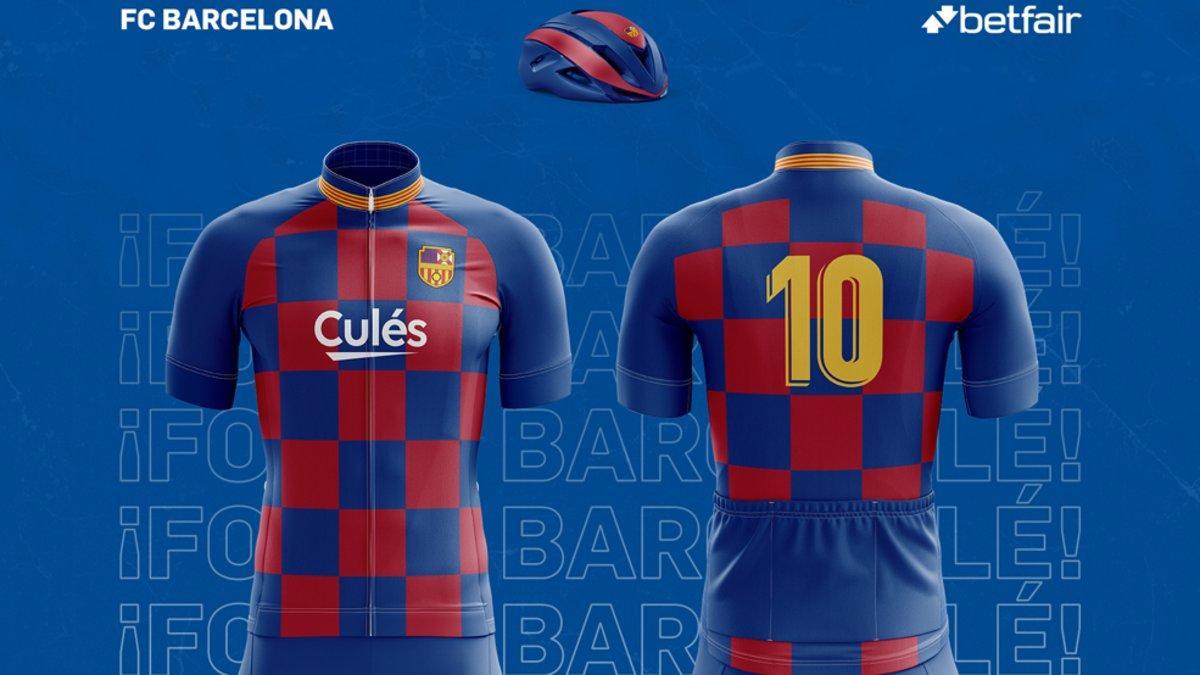 El maillot del Barça respeta los cuadros de esta temporada