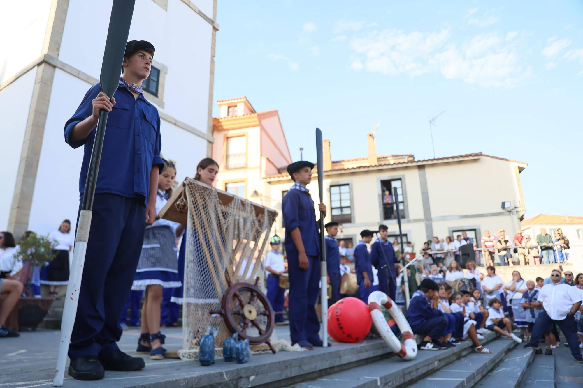 EN IMÁGENES: La procesión de "la llamada de la mar" en el Carmen de Luanco