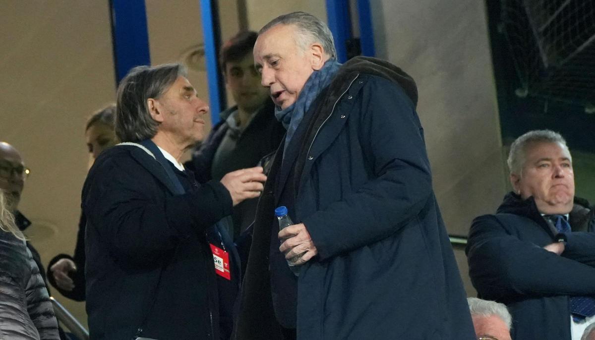 Fernando Roig, en el Villarreal-Ajax.