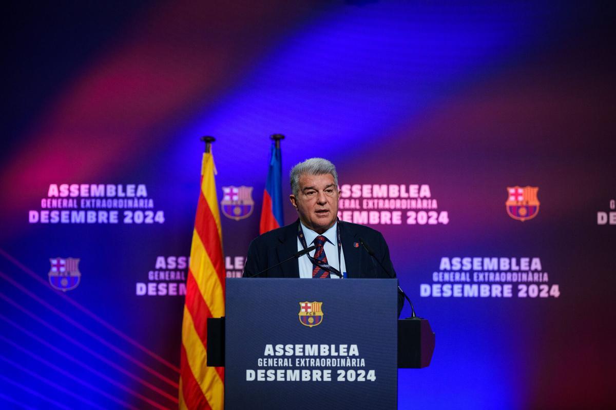 Laporta repetirá una asamblea telemática