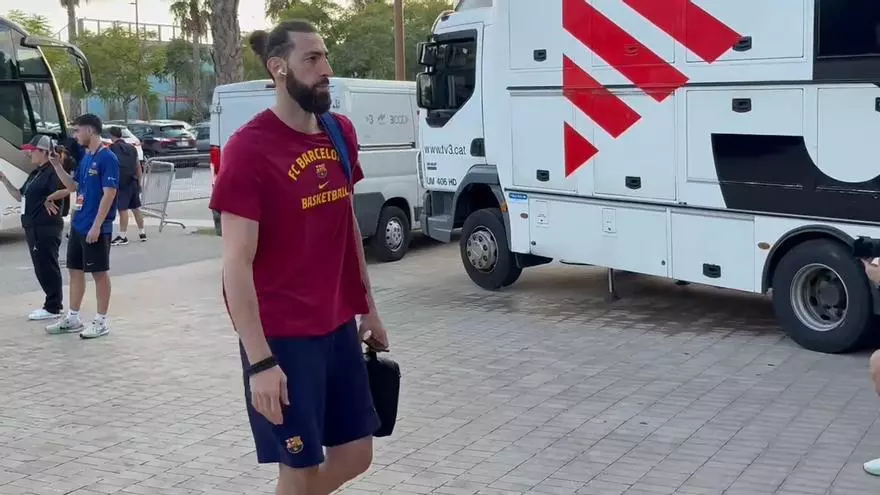 Llega el Barça al Palau d’Esports Catalunya de Tarragona