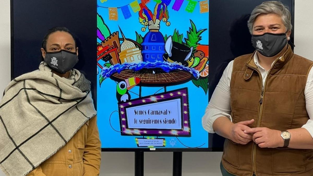 Presentación del cartel anunciador del Carnaval virtual de Los Llanos de Aridane 2021