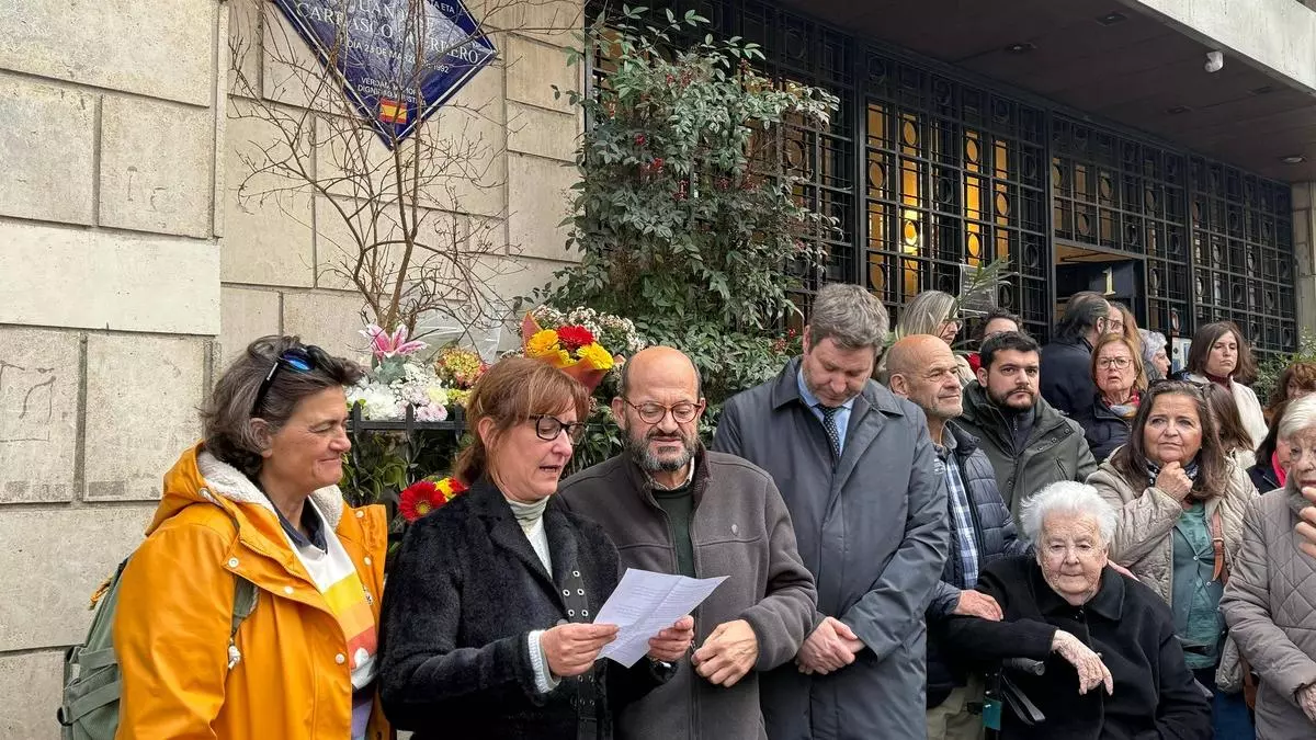 Homenaje en Latina a Juan José Carrasco por el 32º aniversario de su asesinato