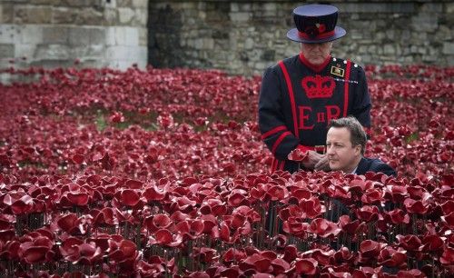 La Torre de Londres se cubre con una marea roja de flores de cerámica que recuerdan a los caídos en la Gran Guerra