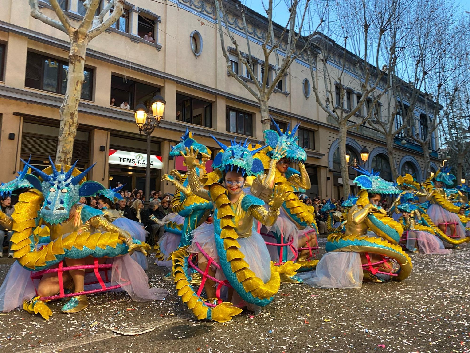 Un moment de la rua de Carnaval d'Olot