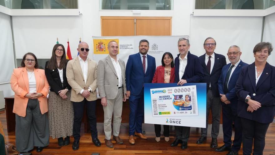 Video | La ONCE lleva a toda España el nombre de la matemática extremeña María Jesús Carro