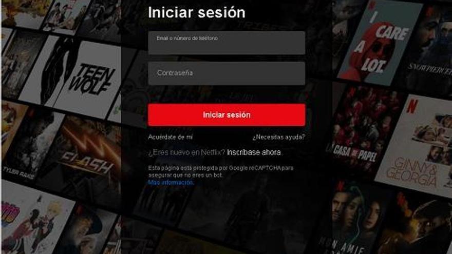 Una nova estafa té en el punt de mira els clients de la plataforma Netflix