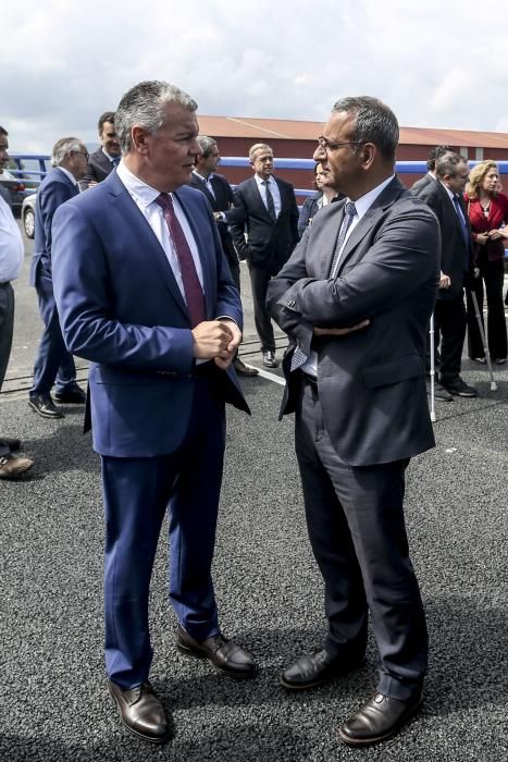 Inauguración del viaducto en homenaje a Daniel Alonso que da acceso al PEPA