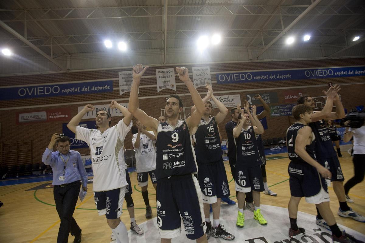 EN IMÁGENES: un repaso por los siete play-off de ascenso a la ACB que ha disputado el Alimerka Oviedo Baloncesto en su historia