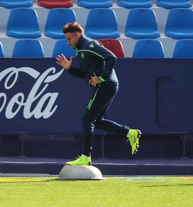 Gran ambiente en el entrenamiento del Levante UD