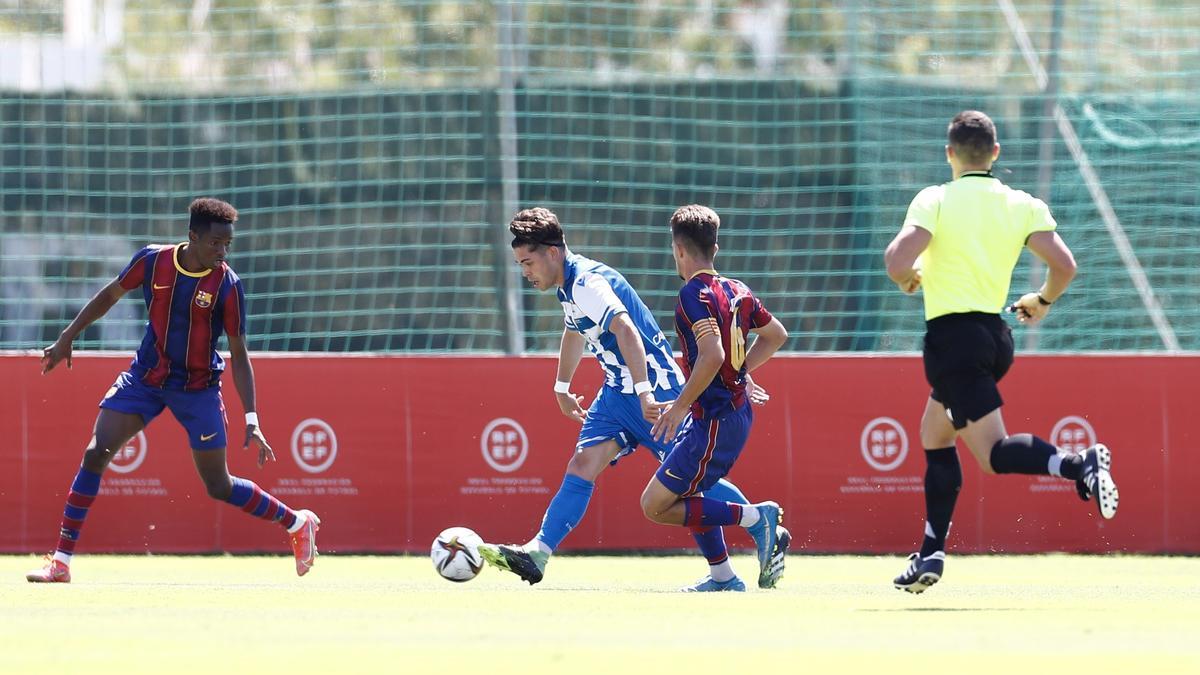 El Dépor le gana al Barcelona la final de la Copa de Campeones y es el mejor juvenil de España