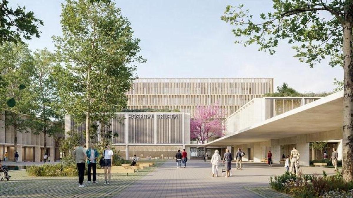 El nou Trueta segons el projecte guanyador