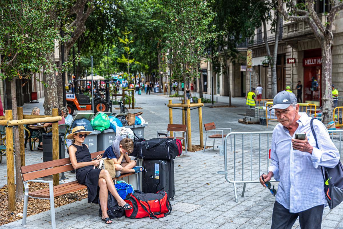 Escenas inesperadas de la Superilla del Eixample