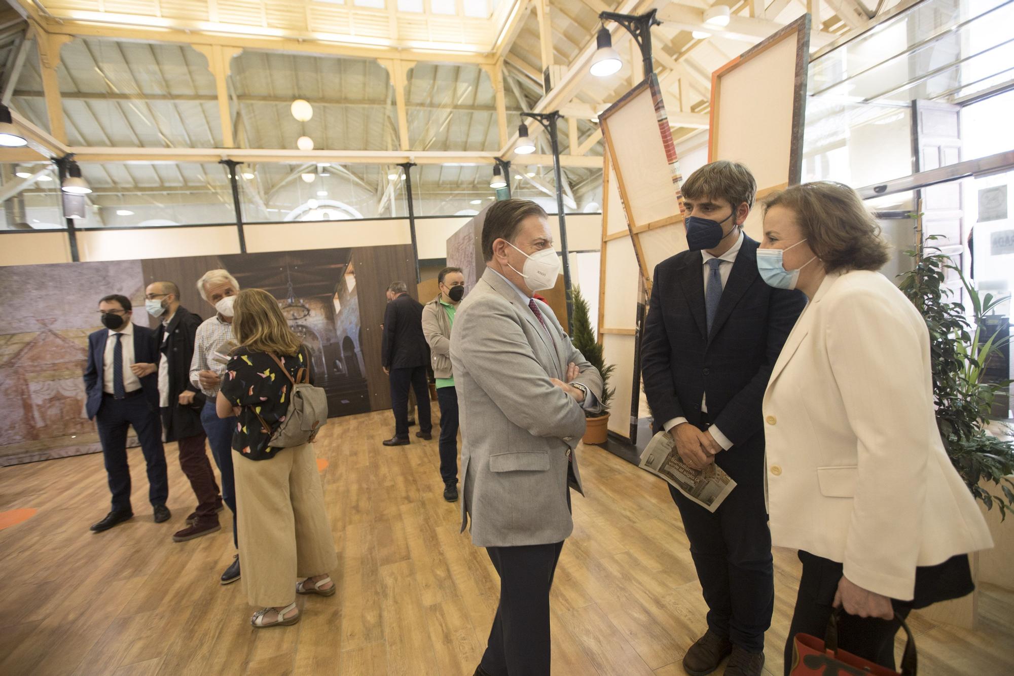 Trascorrales abre una ventana al pasado: inauguración de la muestra "Santullano, viaje al siglo IX"