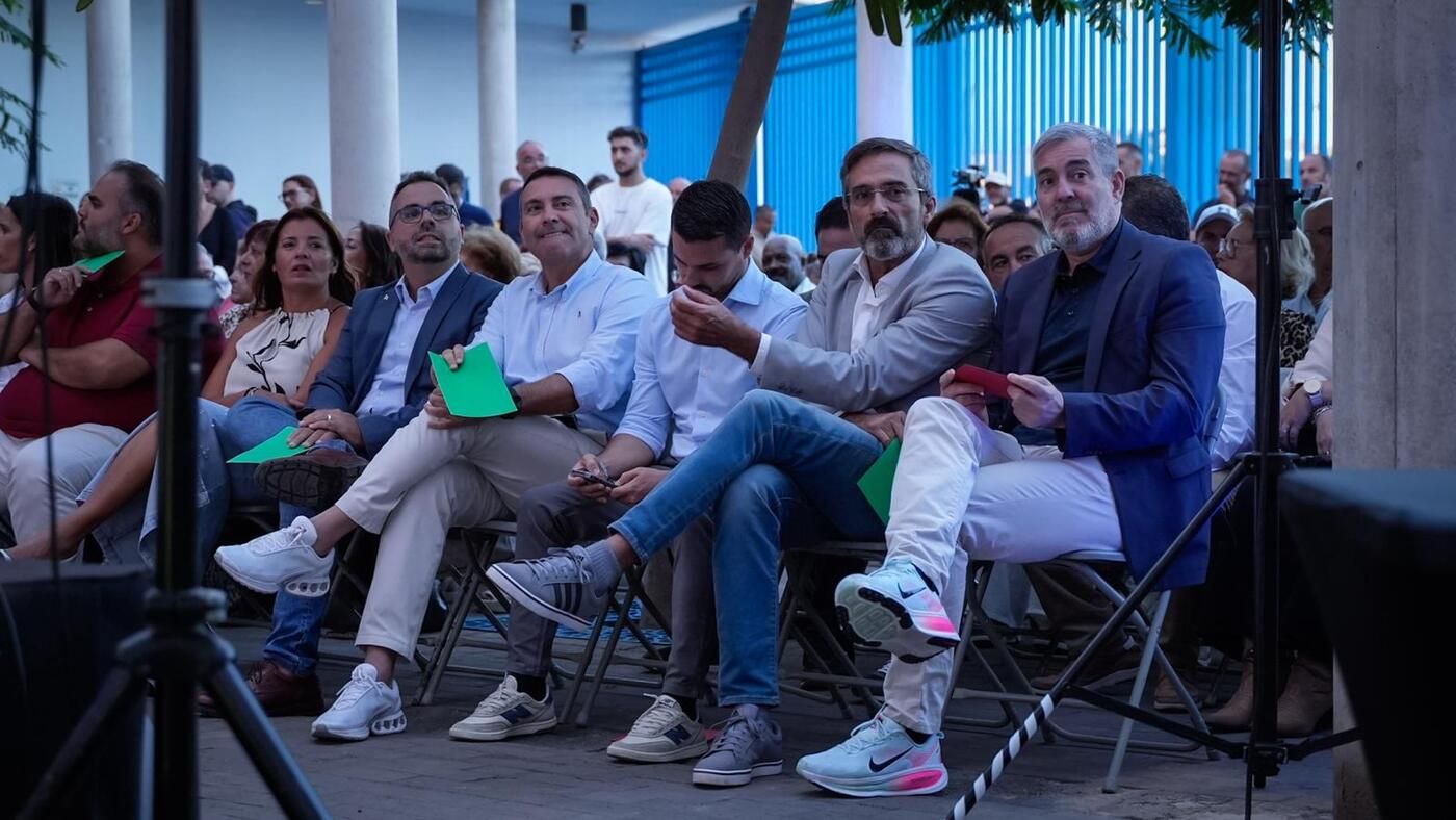 Acto de proclamación de Echedey Eugenio como secretario de CC en Arrecife