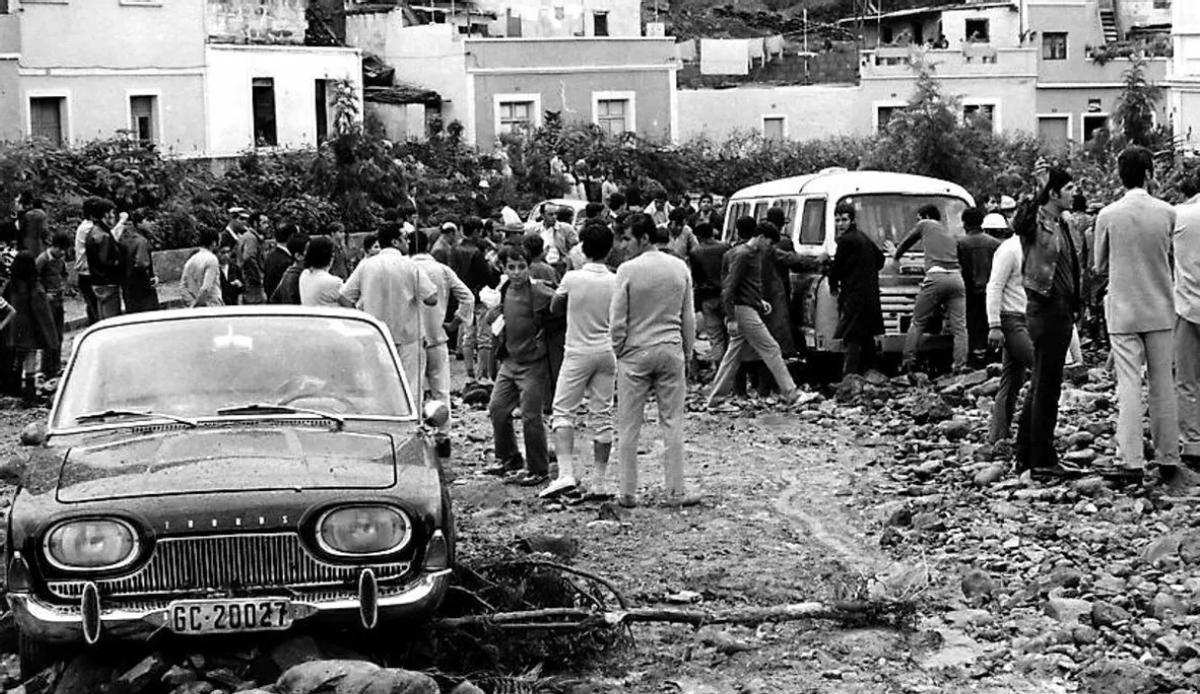 Fotografía del Barranquillo don Zoilo tras una riada.