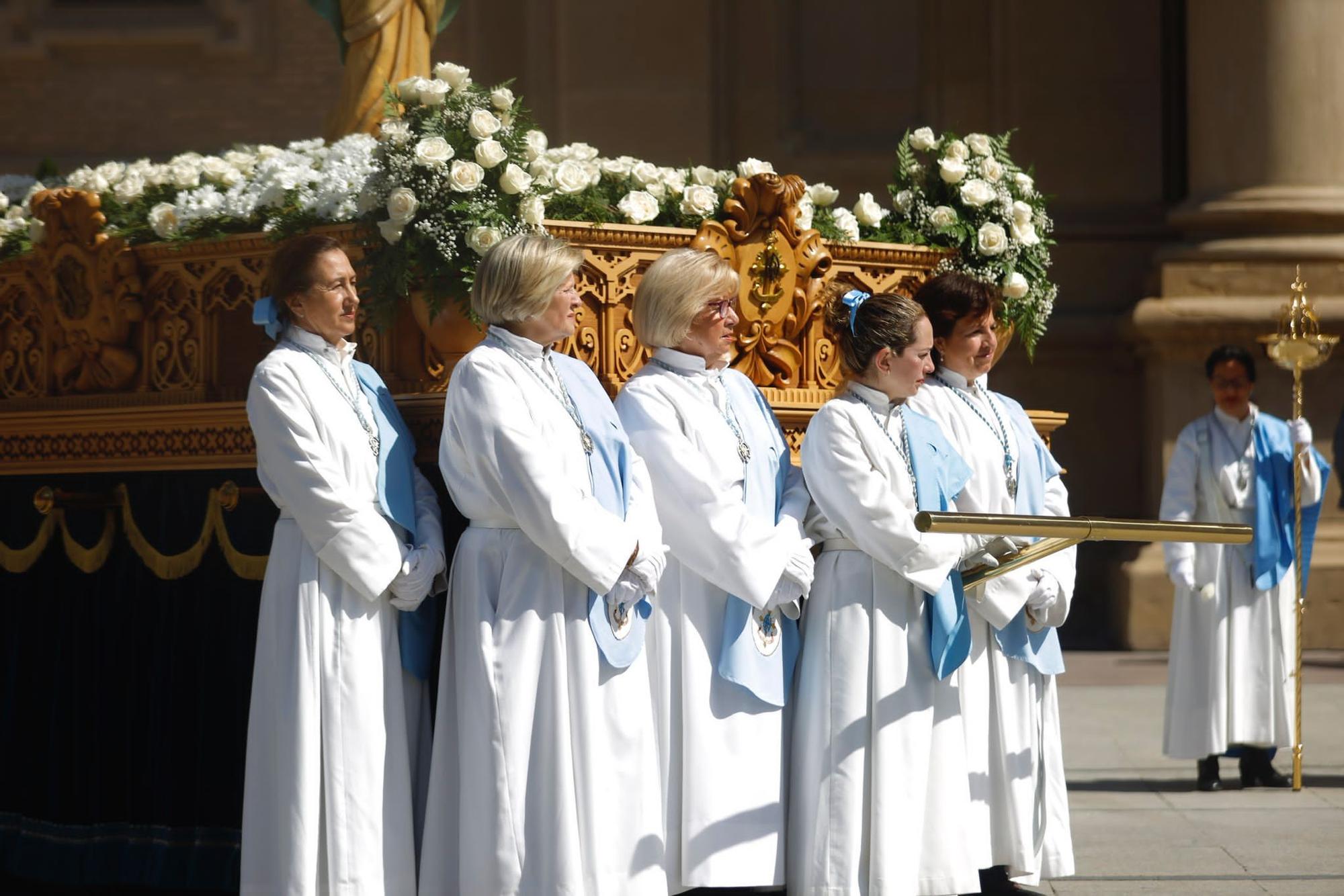 En imágenes | Procesión del Domingo de Resurrección en Zaragoza