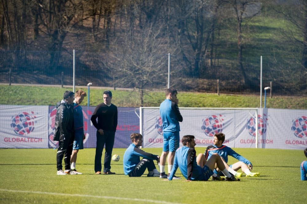 Entrenamiento del Real Oviedo