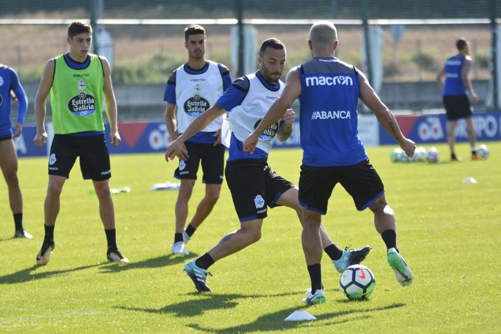 Entrenamiento del Deportivo 2 de agosto