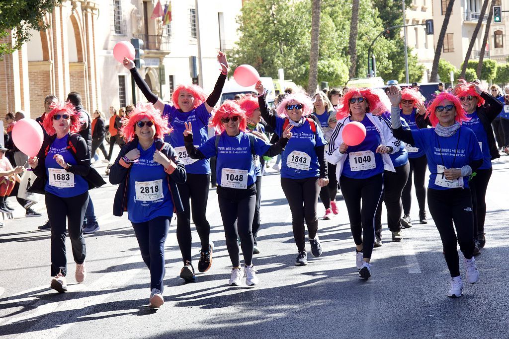 Las imágenes de la llegada a meta de la Carrera de la Mujer de Murcia 2024