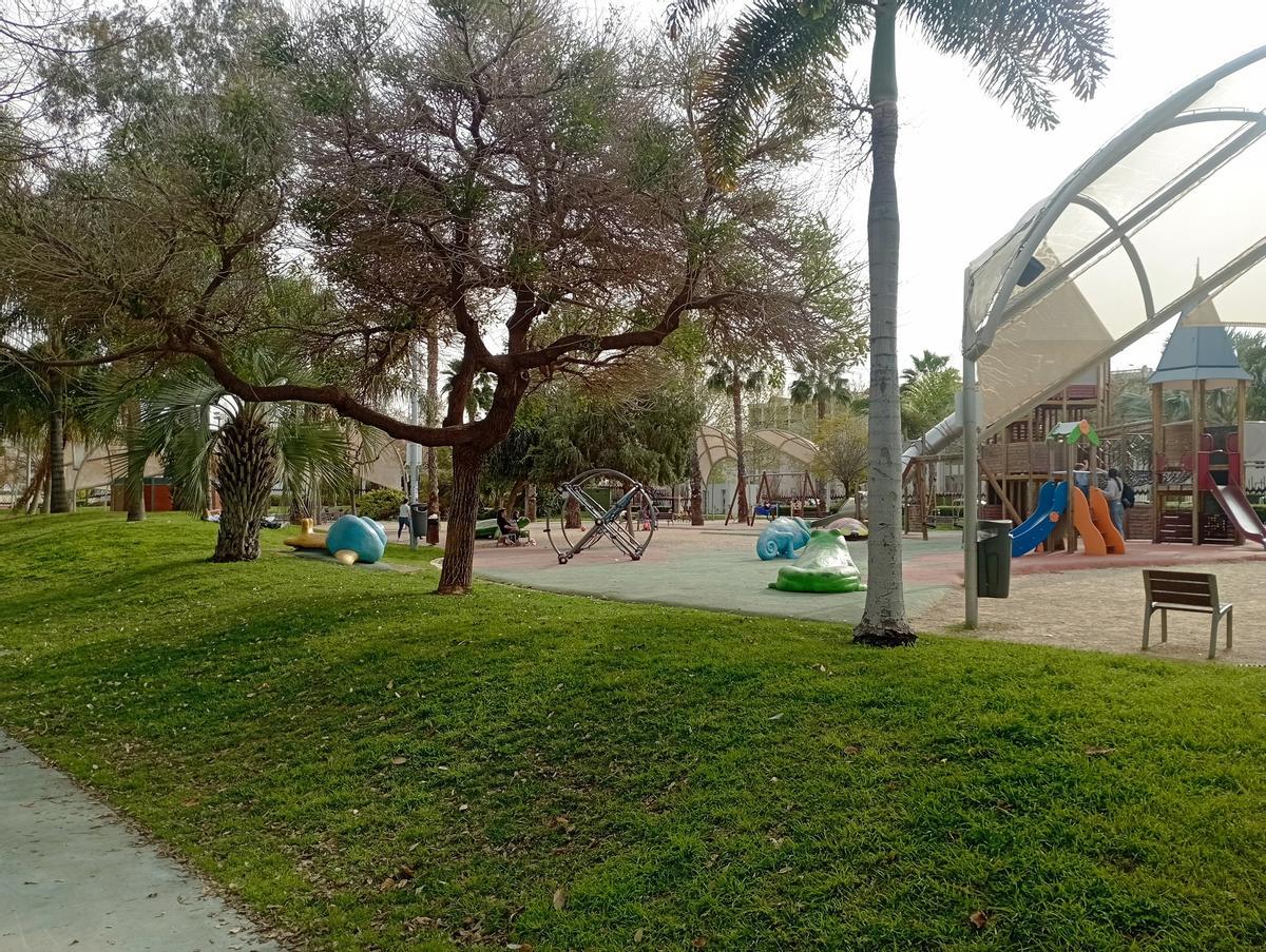 El parque infantil del Parque de la Alegría.