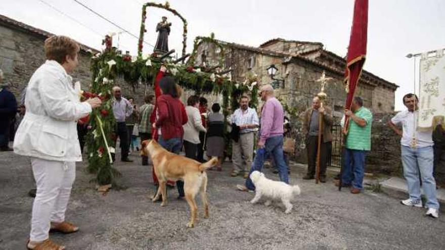Ruta ecuestre en Bermés y bendición  de animales en Lalín de Arriba