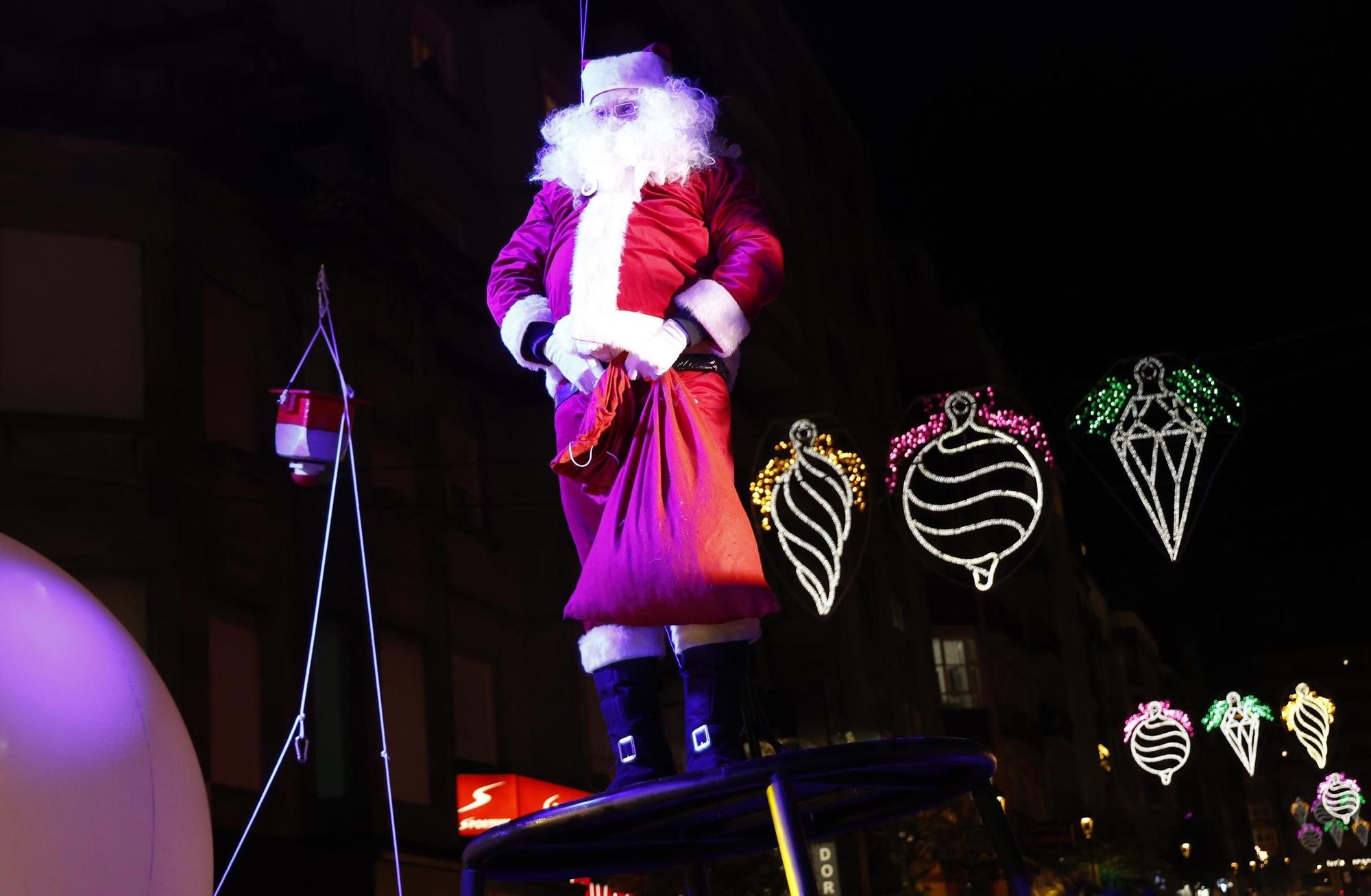 Así fue el encendido de las luces de El Corte Inglés