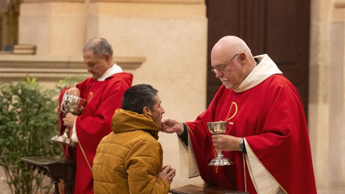 Novella celebró su última misa en Porreres el día 29 de marzo