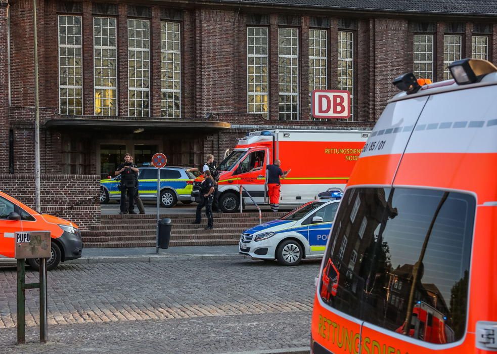 Abaten a un hombre tras apuñalar a dos personas en un tren en Alemania