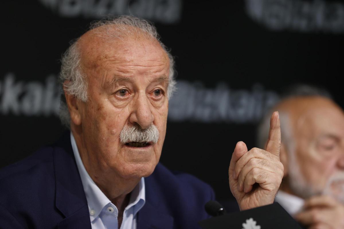 Rueda de prensa de Vicente del Bosque
