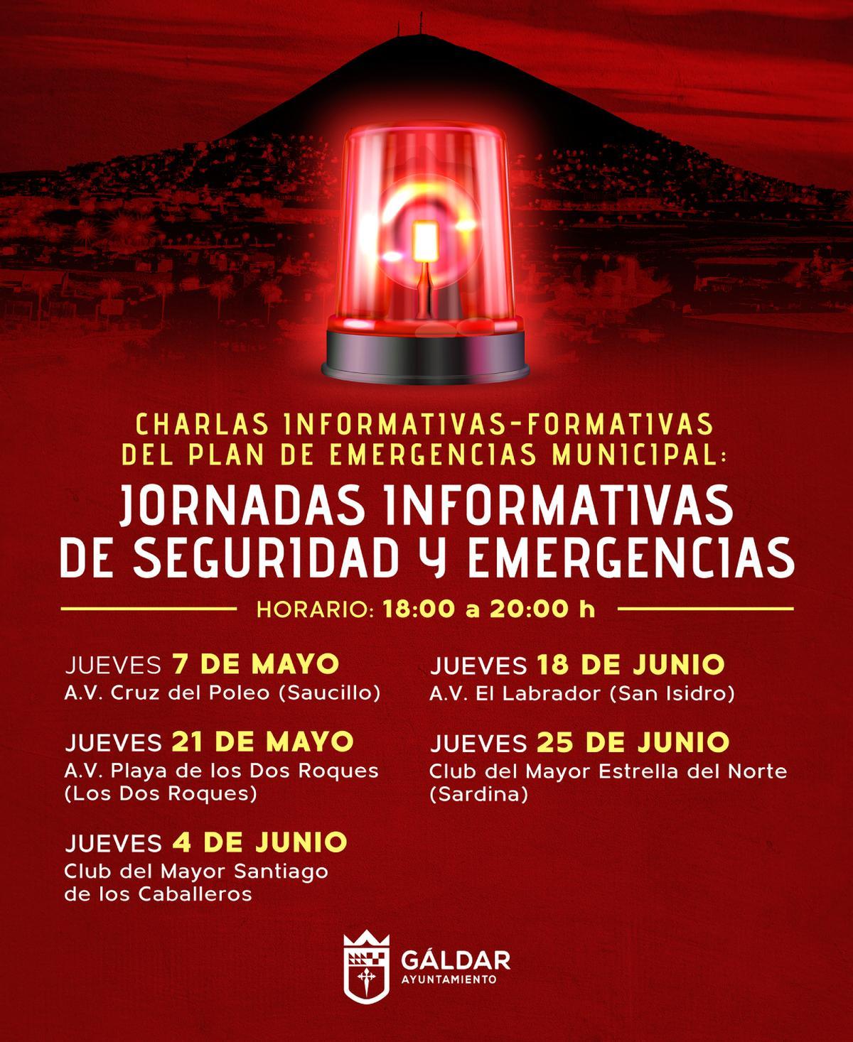 Cartel Jornadas Informativas de Seguridad y Emergencias